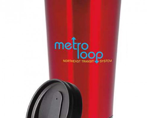 Promo-Thermos Cup, White Background