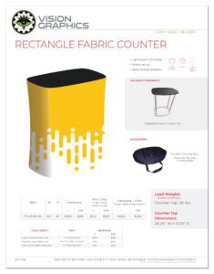 DisplaySolutions-Rectangle Fabric Cover-VG