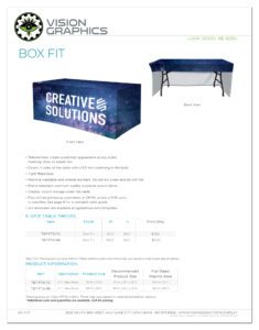 DisplaySolutions-Table Throws Box Fit-VG